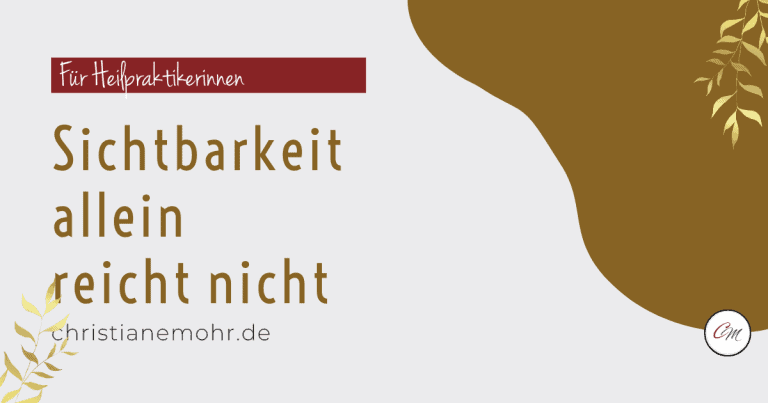 Heilpraktiker-Marketing, das Vertrauen schafft